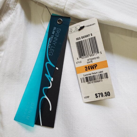 INC International Concepts Women's Skinny Leg Slim Tech Fit Denim Jeans - Picture 3 of 10